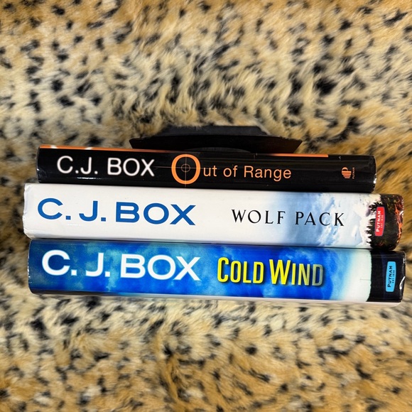 C.J. Box Book Set - Out of Range, Wolf Pack, Cold Wind - Picture 3 of 5